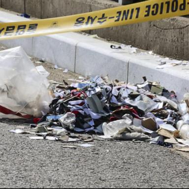 A North Korean "trash balloon" landed inside the South Korean presidential compound in the capital Seoul on Thursday amid rising tensions between the two neighbors.