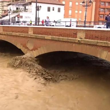 VIDEO: Flooding in Spain leaves dozens dead, officials say