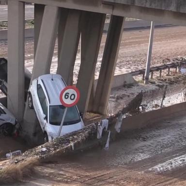 VIDEO: Flooding in Valencia, Spain, leaves dozens dead