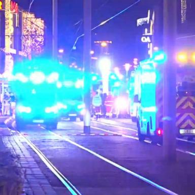 VIDEO: Car plows into Christmas market, several dead