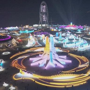 VIDEO: Chinese city unveils magical ice and snow festival