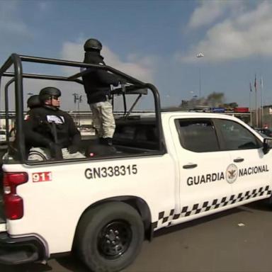 VIDEO: Mexican National Guard troops step up enforcement along US border