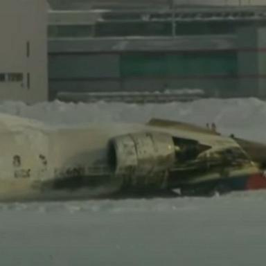 A Delta flight had an "incident" when it arrived at Toronto Pearson International Airport on Monday, according to the airport. Airport officials said "all passengers and crew are accounted for."