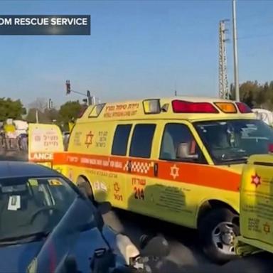 VIDEO: At least 10 injured after car rams into bus stop in Israel