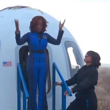 Blue Origin’s all-female crew, which includes pop star Katy Perry, completed their trip into space Monday morning.
