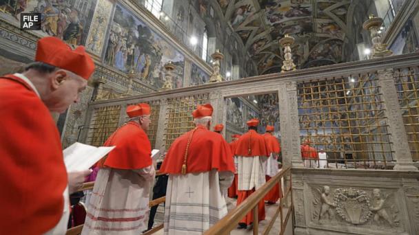 Cardinals preparing to choose the next pope