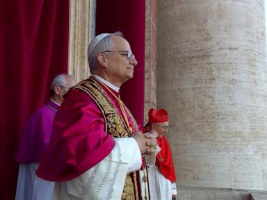 WATCH:  Newly elected Pope Leo XIV addresses crowd at St. Peter’s
