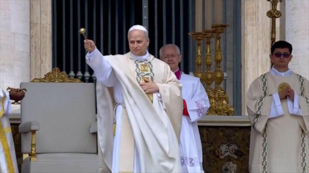 Pope Leo XIV delivered his inaugural mass on Sunday