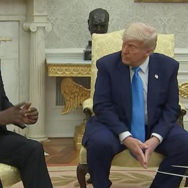 VIDEO: Trump confronts South Africa's president