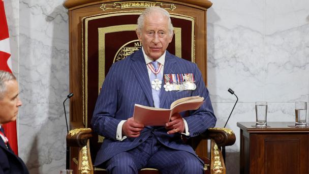 King Charles III defends Canada's sovereignty in speech to open parliament