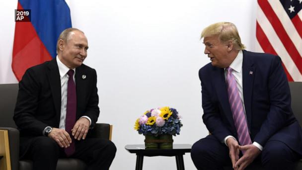 Trump claims he'll know in '2 weeks' if Putin is 'tapping' US along