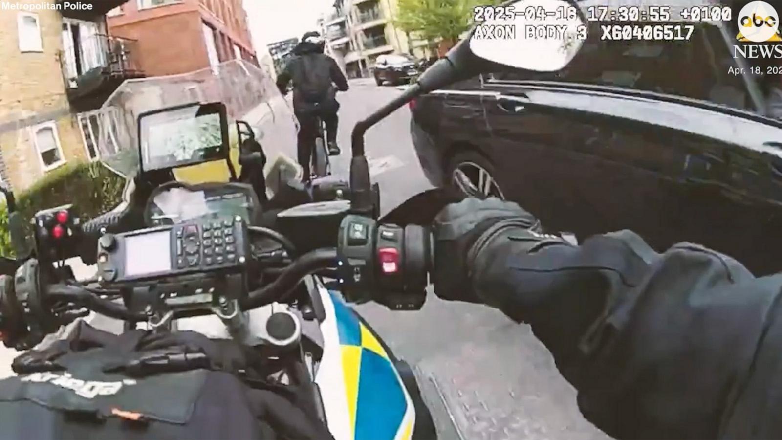 WATCH:  High-speed chase through London as police chase thief
