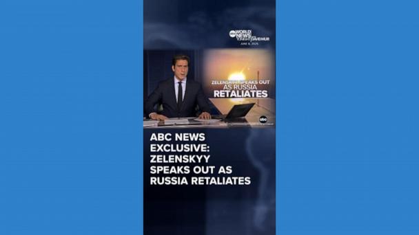Zelenskyy speaks out in ABC News exclusive as Russia retaliates