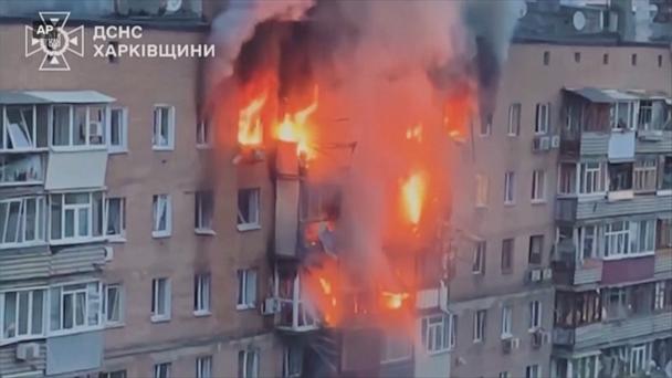Kyiv rocked by drone and missile barrage