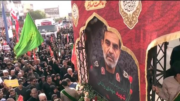 Crowds gather in Tehran for funeral of leader killed in Israeli strikes