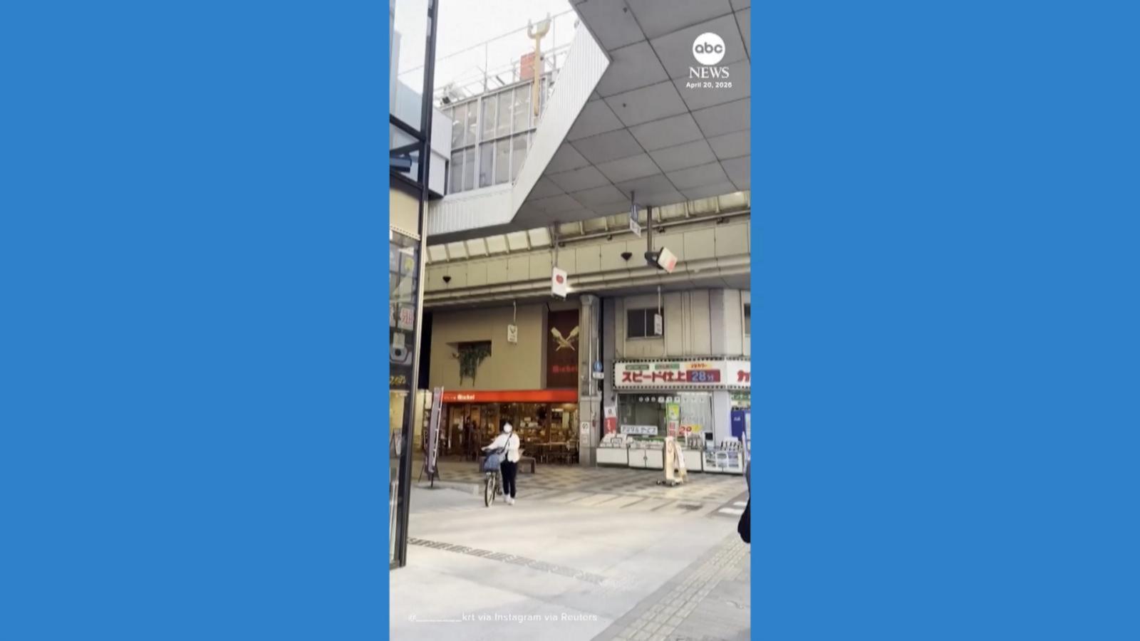 WATCH:  Japan shakes and rattles as earthquake hits off coast