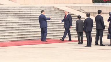 VIDEO: Trump meets Xi as high-stakes China summit begins