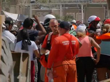WATCH:  Rescuers work to find survivors after Venezuela earthquakes