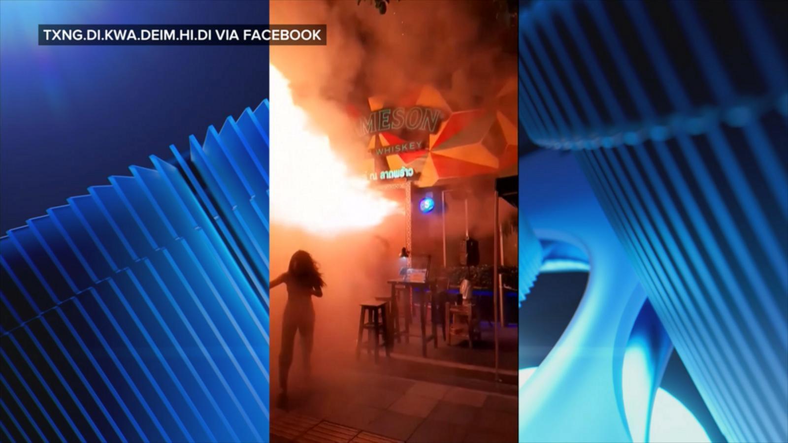 WATCH:  At least 27 people killed in Bangkok pub fire