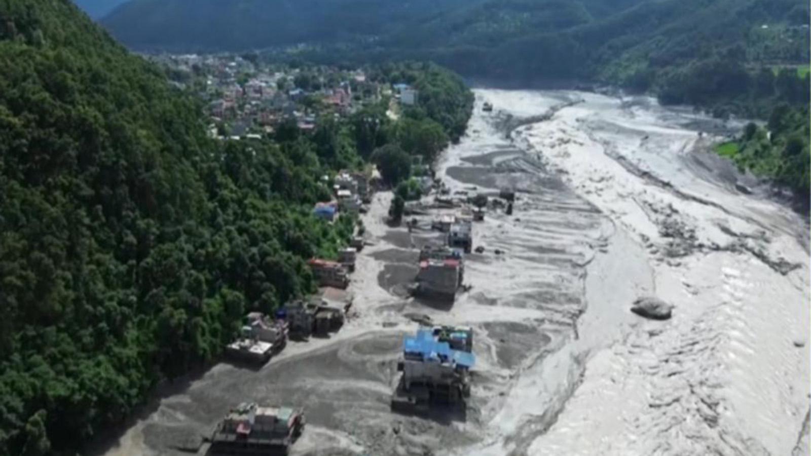 WATCH:  How Nepal's steep topography contributed to Nepal's catastrophic flooding
