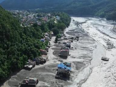 WATCH:  How Nepal's steep topography contributed to Nepal's catastrophic flooding