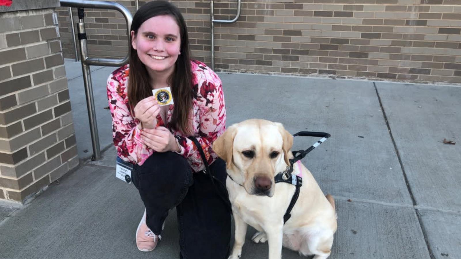 WATCH:  Blind student, guide dog enjoy adventures in Scotland
