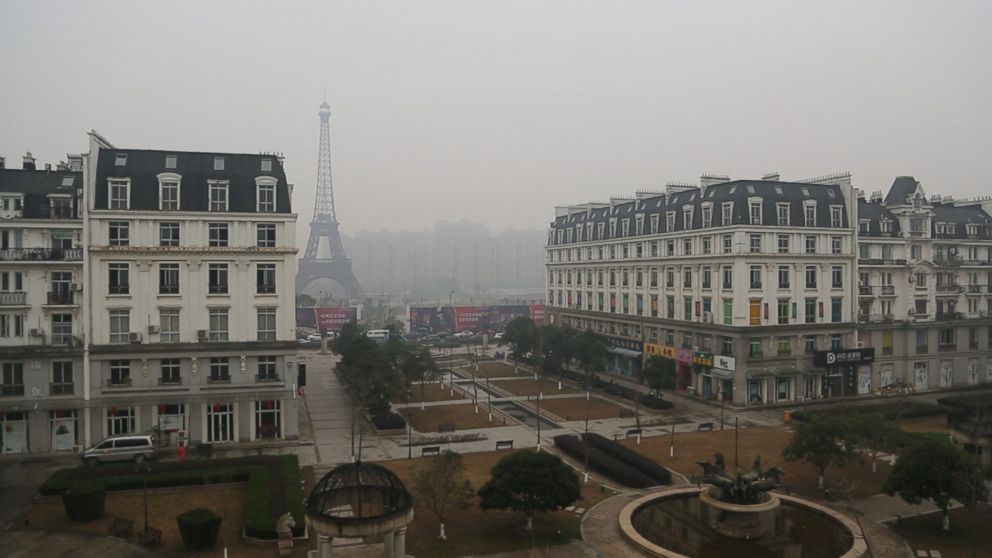 Chinese town built to look just like Paris - complete with a fake Eiffel  Tower - Mirror Online