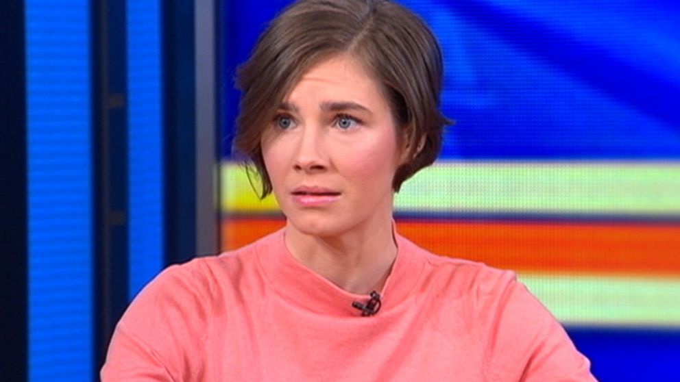 Amanda Knox talks with 'Good Morning America' about her recent conviction, Jan. 31, 2014, in New York CIty.