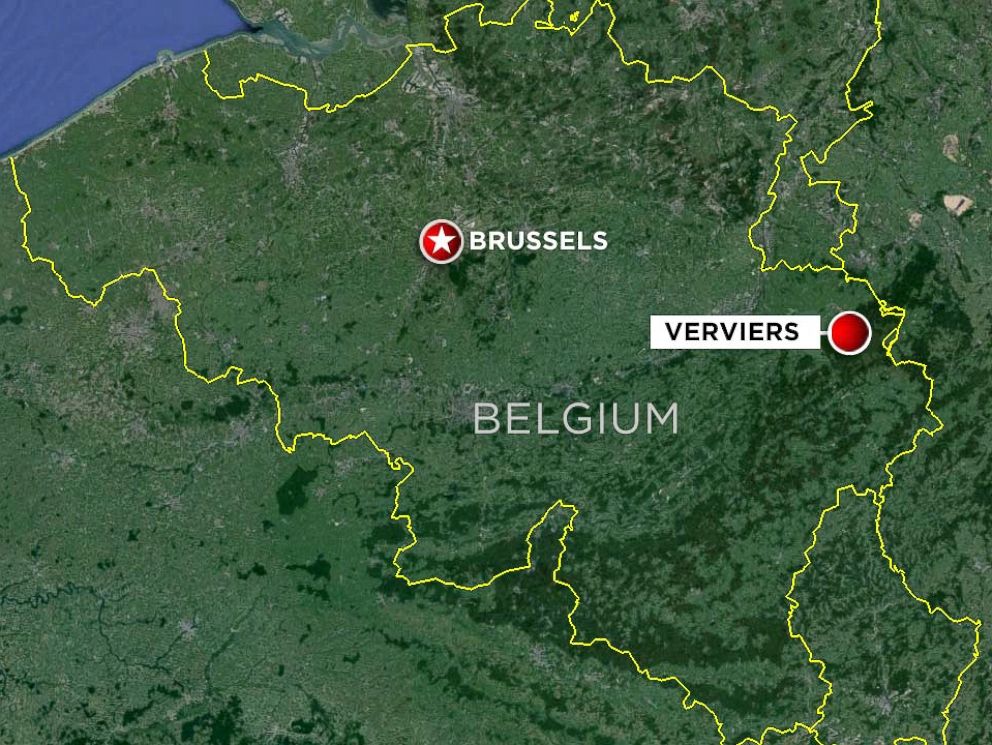 PHOTO: Explosions and gunfire have been reported in Verviers, Belgium, as part of a police operation.