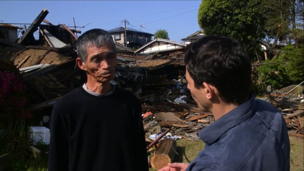 PHOTO: The grandfather of a baby buried in rubble for hours after an earthquake struck Japan told ABC News he wept when she was finally rescued.