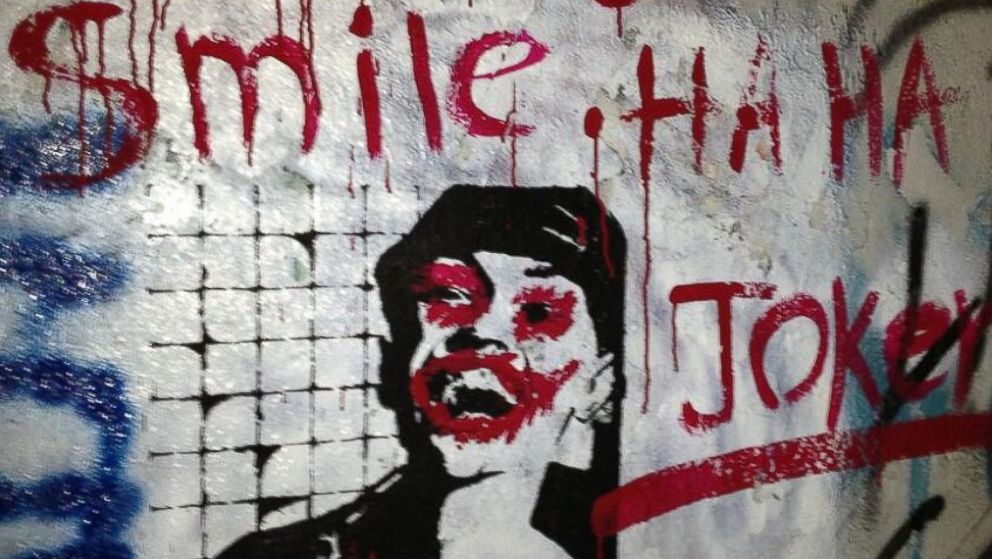 Street artist named Joker has been breaking the unwritten rule:  Don't mess with other ppl's work #InsideIran.