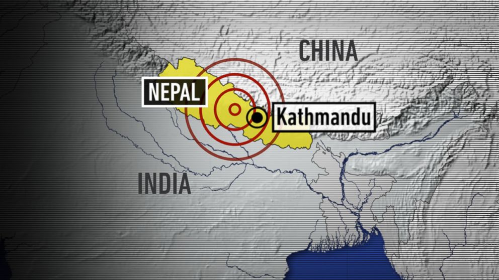 PHOTO: An estimated magnitude-7.9 earthquake struck Nepal on April 25, 2015.