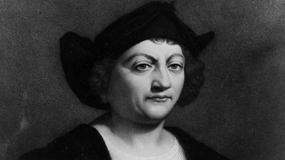 Italian-Spanish explorer Christopher Columbus is shown in this work by Italian painter Sebastiano Del Piombo. 