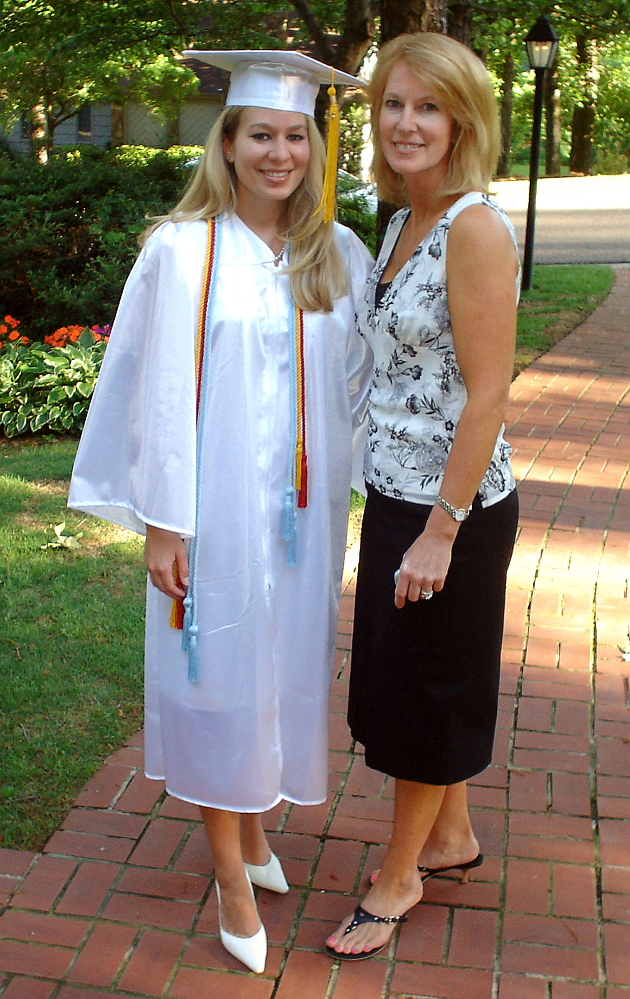 PHOTO:In this undated handout photo, Natalee Holloway, 18, stands with her mother, Beth Twitty, at her home before her high school graduation ceremony from Mountain Brook High School in Alabama, May 24, 2005.