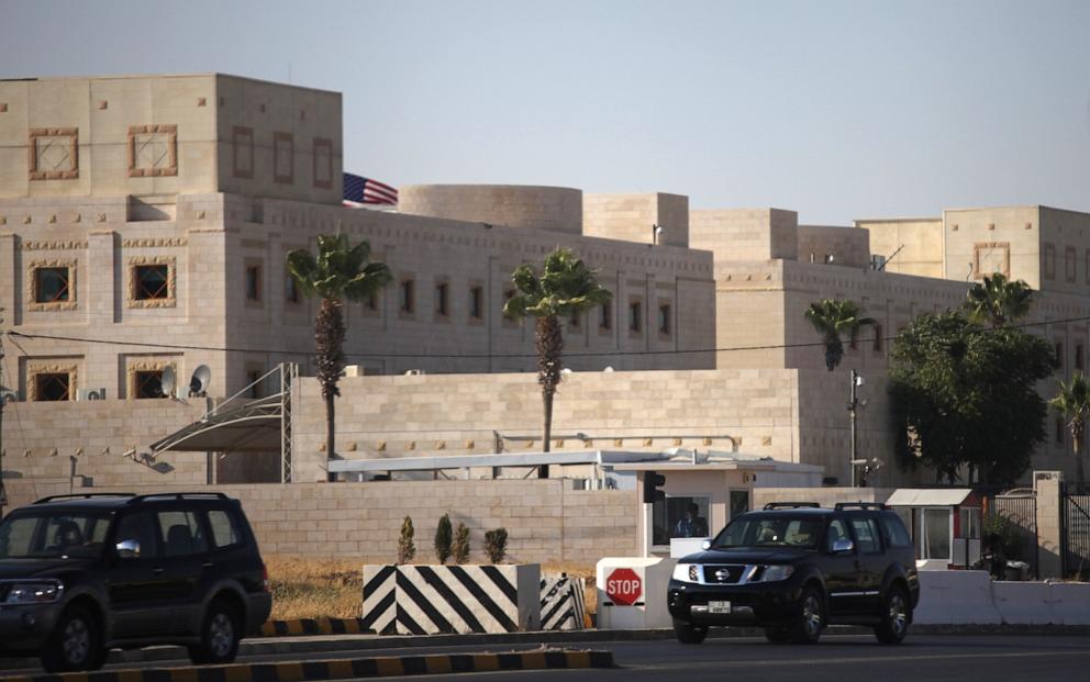 PHOTO: In this file photo, a general view of the U.S. embassy in Amman, Jordan, Tuesday, Aug. 6, 2013.
