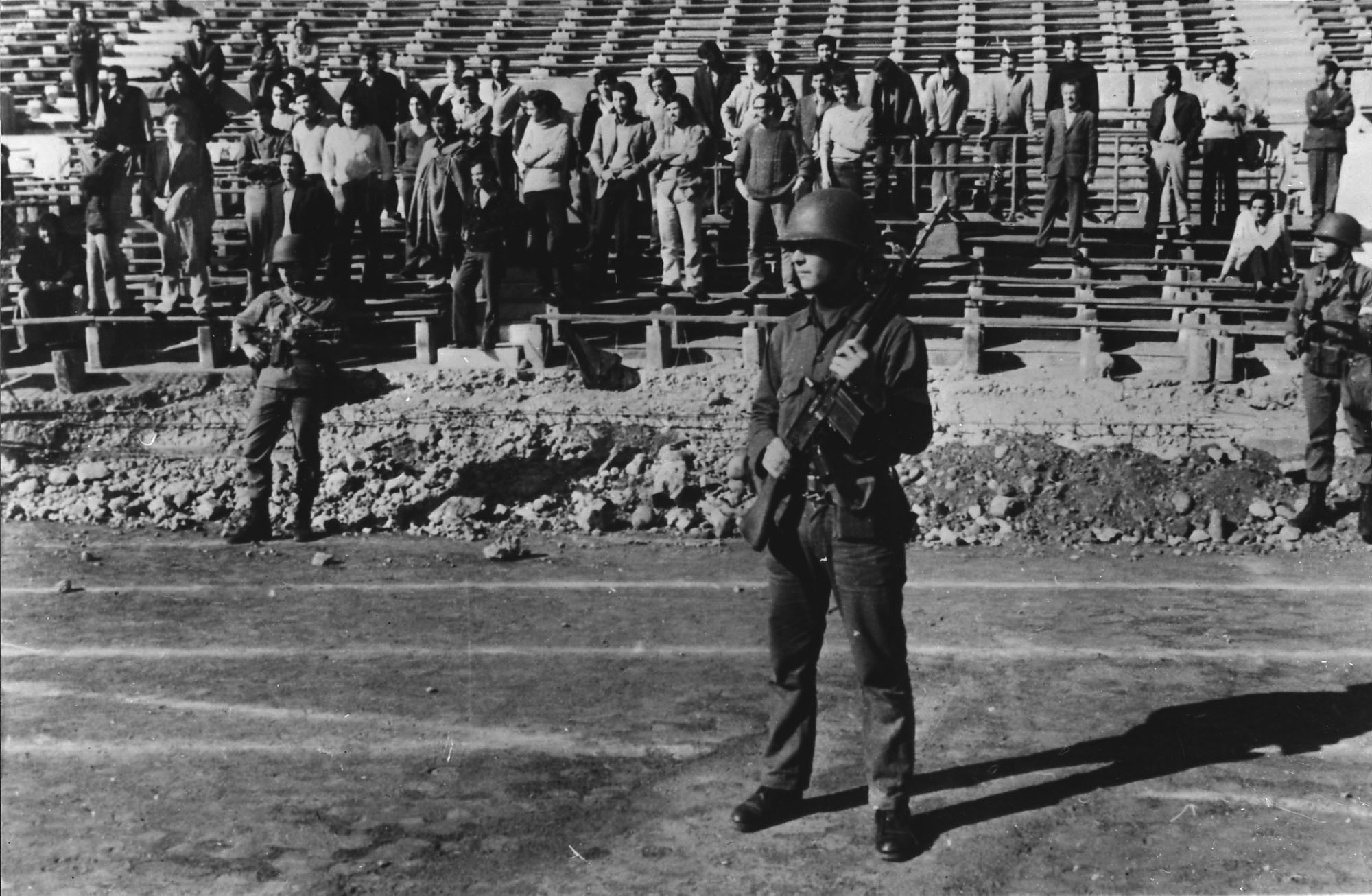 PHOTO: The stadium in Santiago, Chile held political prisoners, Nov. 14, 1973.