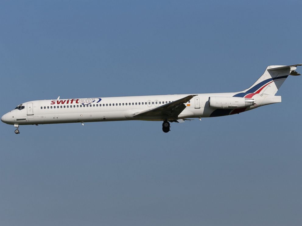 PHOTO: A MD-83 plane, the same model as seen in this file photo, disappeared from radar following takeoff in Ouagadougou, Burkina Faso, July 24, 2014.