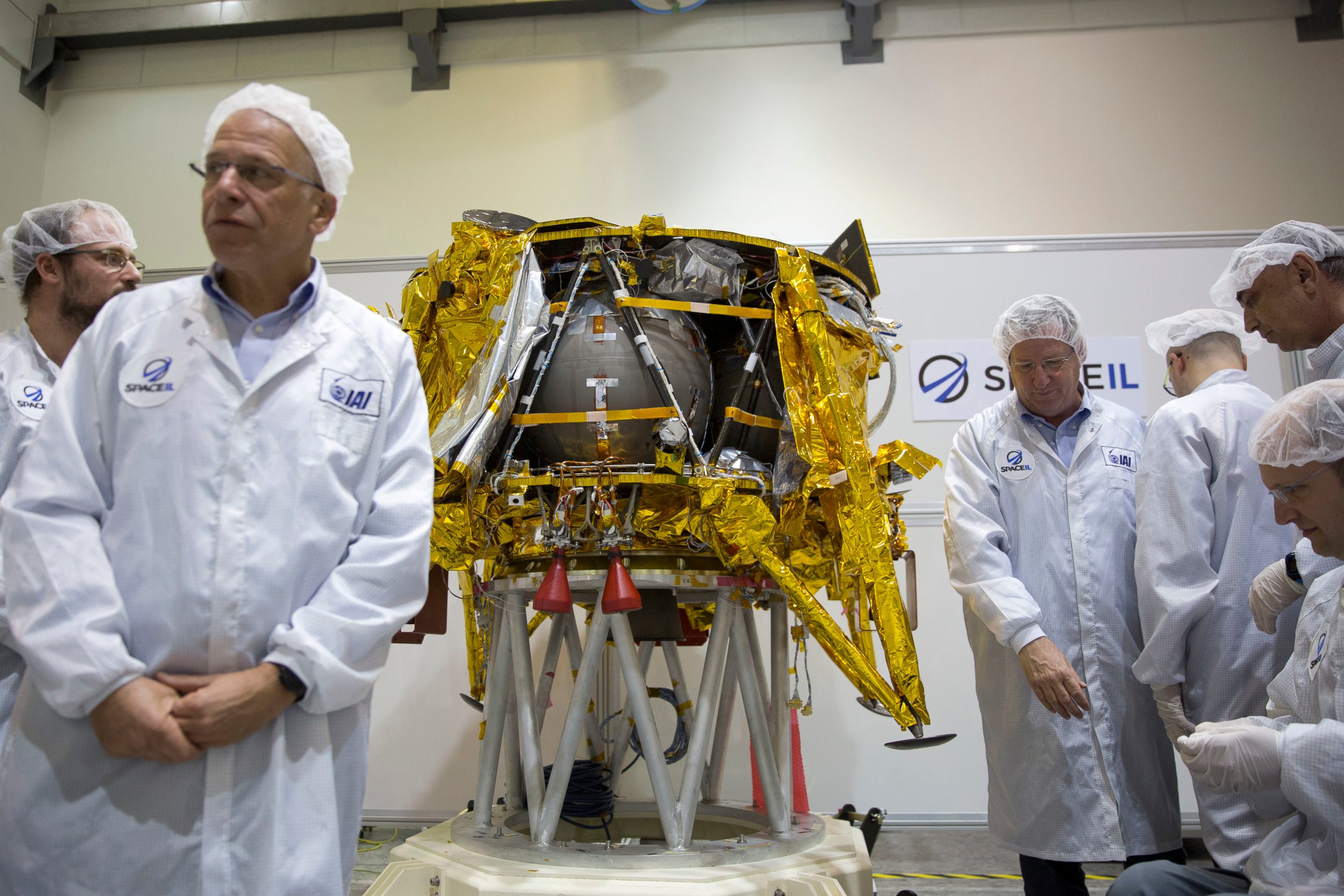 PHOTO: SpaceIL and the state-owned Israel Aerospace Industries plan to launch the lunar lander on a SpaceX Falcon rocket Thursday night, Feb. 21, 2019, from Cape Canaveral, Fla.