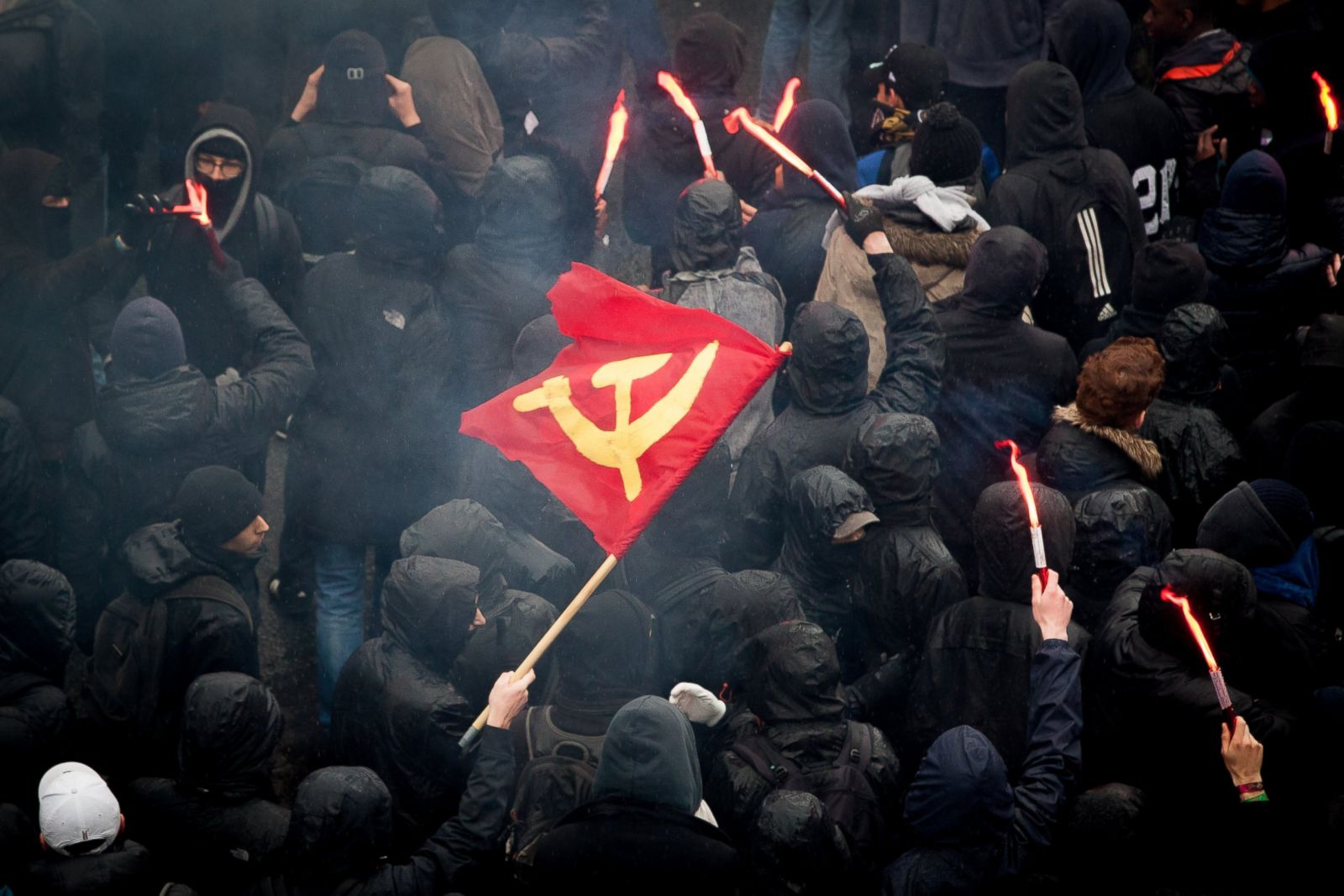 Протесты коммунистов во Франции