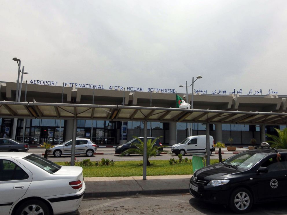 PHOTO: Vehicles are parked outside the Houari Boumedienne international airport near Algiers, Algeria, July 24, 2014.