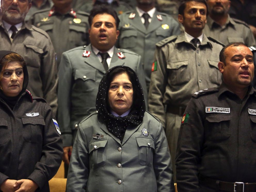 PHOTO: In this picture taken on Sunday, Dec. 21, 2014, Afghanistans police officers participate in a graduation ceremony in Kabul, Afghanistan.