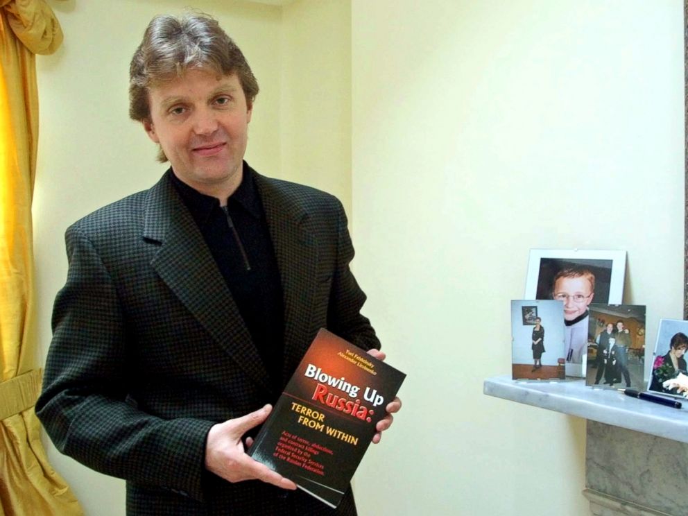 PHOTO:This May 10, 2002 file photo shows Alexander Litvinenko, former KGB spy and author of the book "Blowing Up Russia: Terror From Within" photographed at his home in London. 