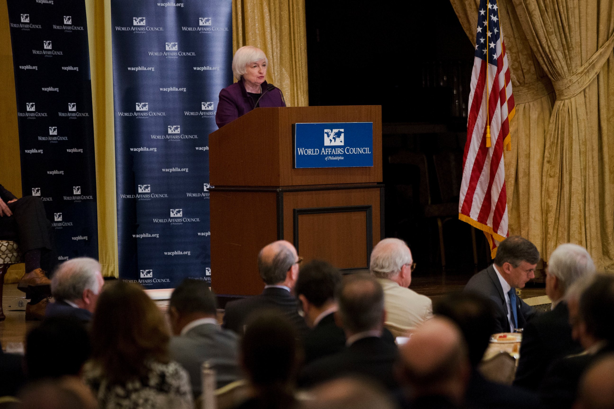 PHOTO: Federal Reserve Chair Janet Yellen speaks in Philadelphia, June 6, 2016.