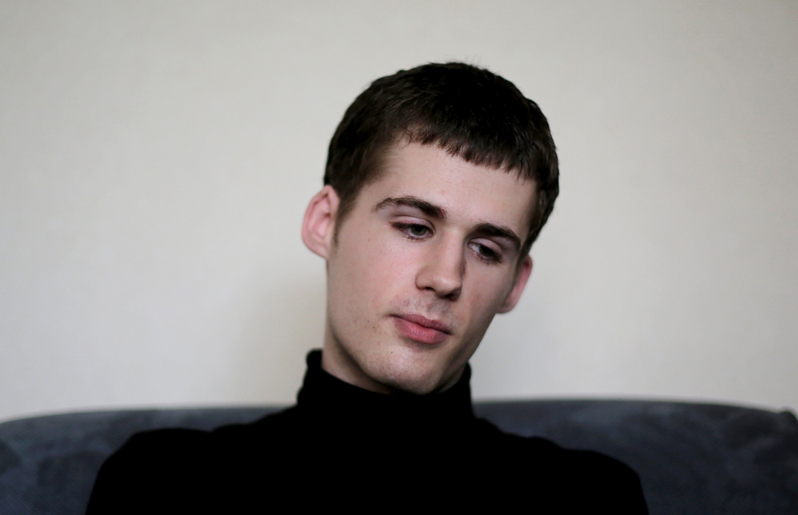 PHOTO: Mathew Miller, an American detained in North Korea, speaks to the Associated Press, in Pyongyang, North Korea. 