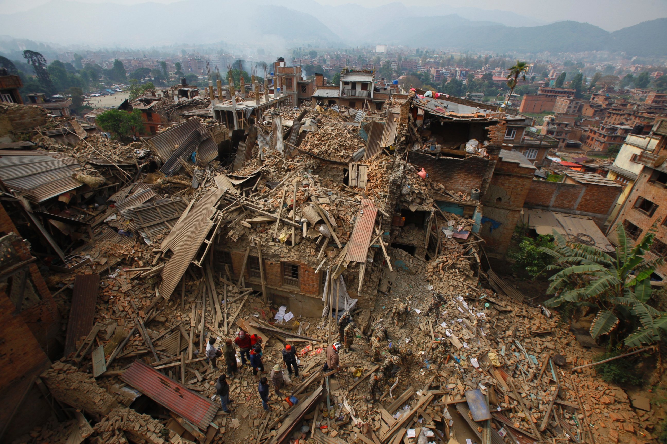 Tragic Earthquake Devastation In Nepal Photos Image 481 Abc News