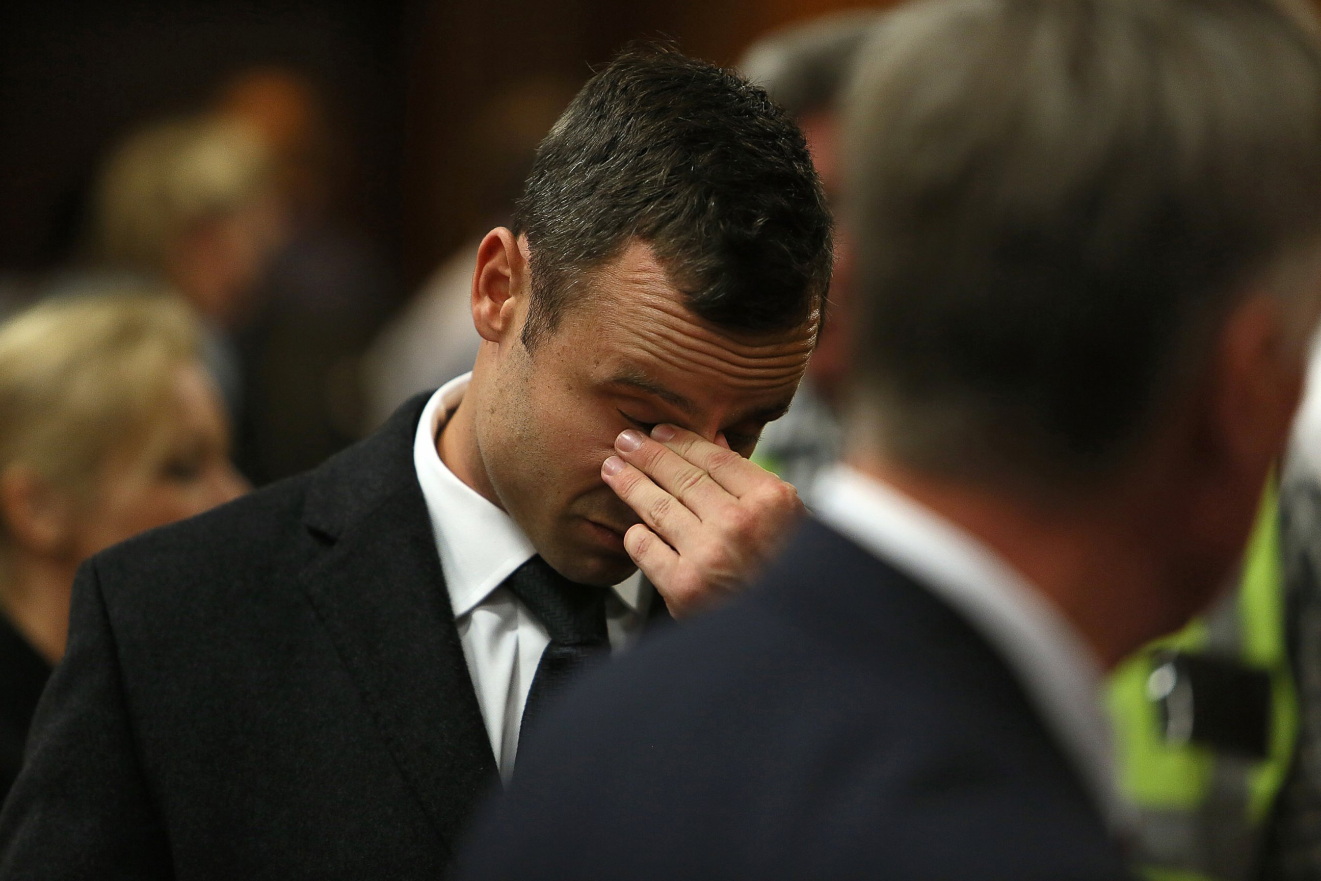 PHOTO: Oscar Pistorius in court on the third day of his trial at the high court in Pretoria, South Africa, March 5, 2014. 