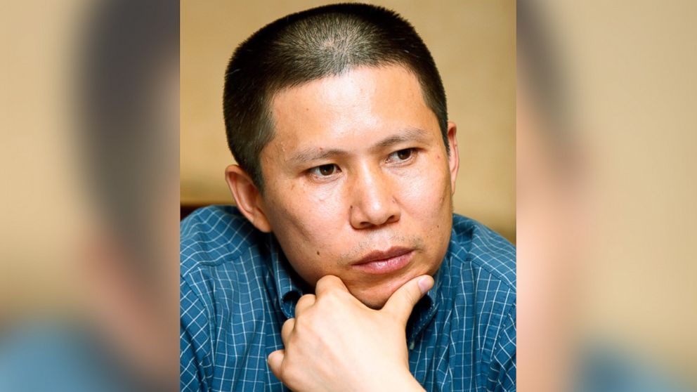 In this file photo, legal scholar Xu Zhiyong is pictured as he attends a meeting with lawyers on Jul. 17, 2009 in Beijing.