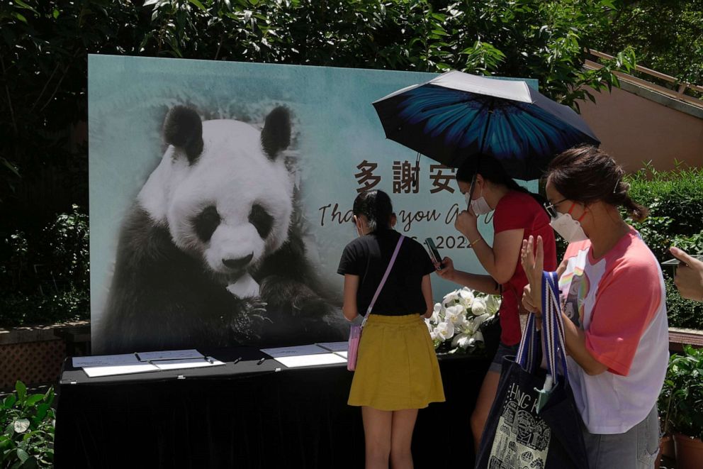 World’s oldest giant panda in captivity dies at 35