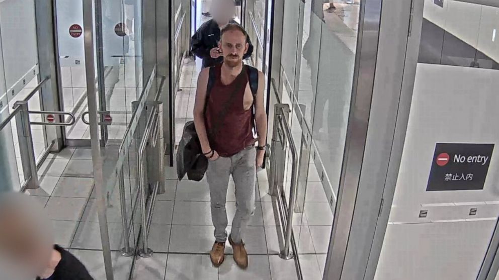 PHOTO: Anthony Stott is seen at Australia's Brisbane Airport on Feb. 9, 2020, a day before he was killed.