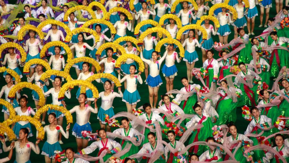 PHOTO: Performers participate in the Arirang Mass Games, in Pyongyang, North Korea, Nov. 14, 2012.